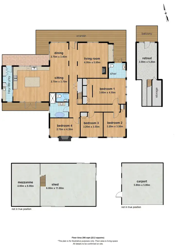 Floorplan of Homely house listing, 85-91 Ridge Road, Mount Dandenong VIC 3767