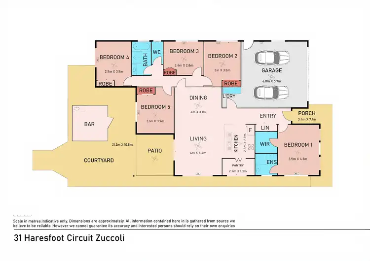 Floorplan of Homely house listing, 31 Haresfoot Circuit, Zuccoli NT 832