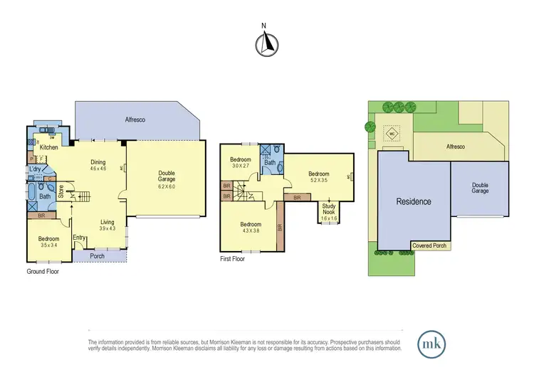 Floorplan of Homely townhouse listing, 2/8 Tennyson Street, Watsonia VIC 3087