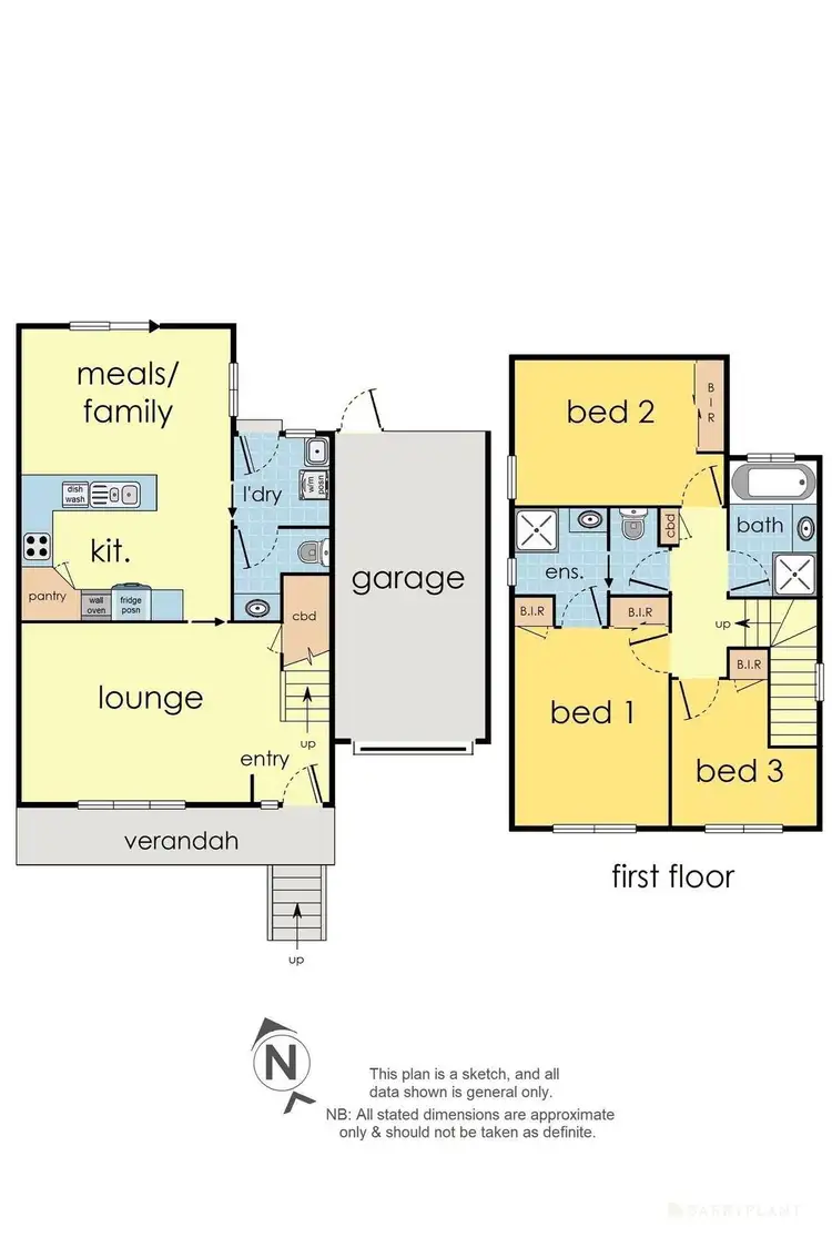 Floorplan of Homely townhouse listing, 1B William Street, Donvale VIC 3111