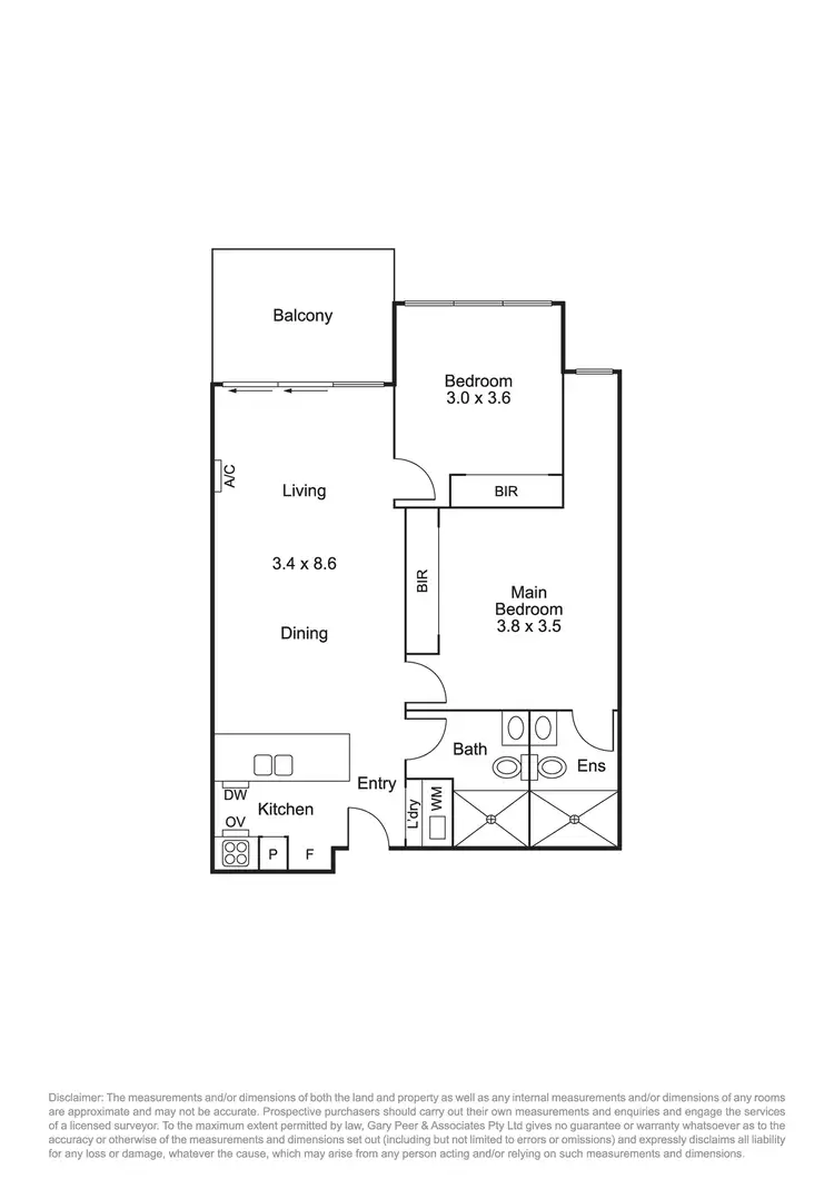 Floorplan of Homely apartment listing, 103/2A Major Street, Highett VIC 3190