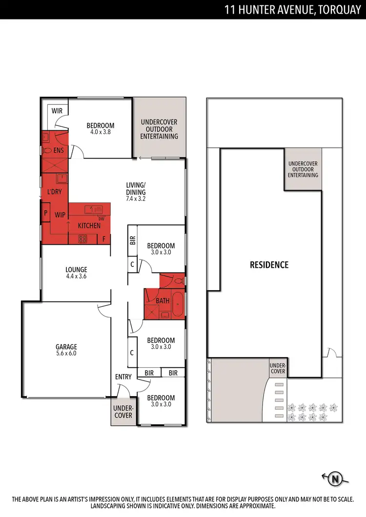 Floorplan of Homely house listing, 11 Hunter Avenue, Torquay VIC 3228