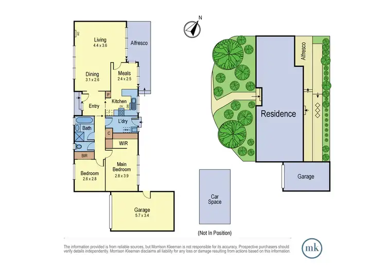 Floorplan of Homely unit listing, 2/115 Main Road, Lower Plenty VIC 3093
