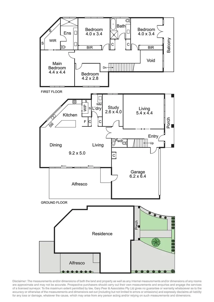 Floorplan of Homely townhouse listing, 1/16 Queens Avenue, Caulfield East VIC 3145