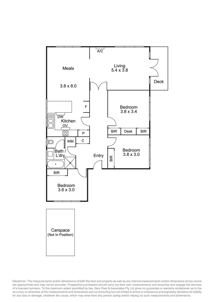Floorplan of Homely apartment listing, 1/1 Garden Street, Elsternwick VIC 3185