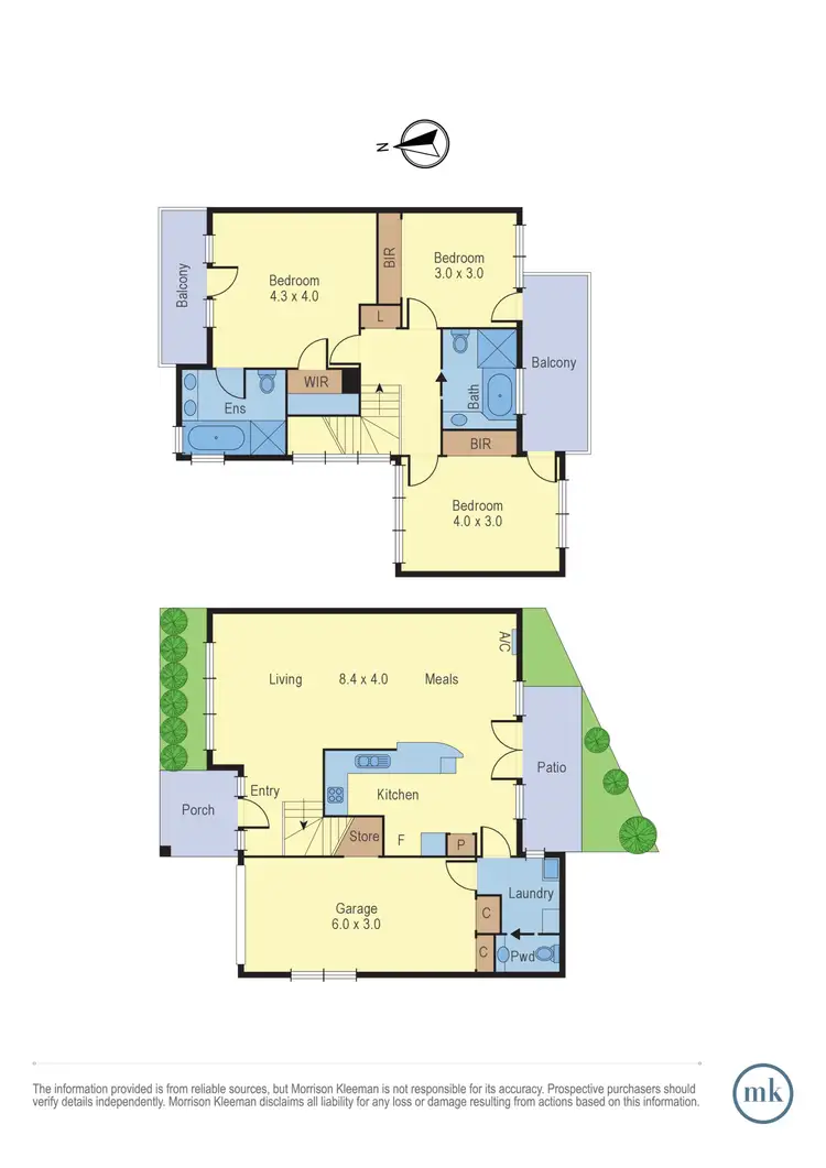 Floorplan of Homely townhouse listing, 4/559-563 Gilbert Road, Preston VIC 3072