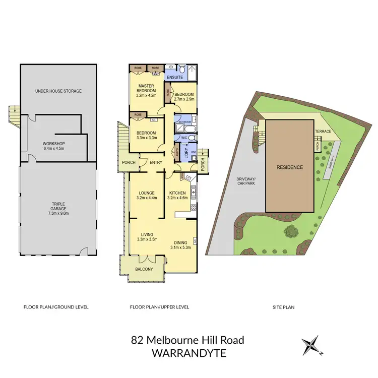 Floorplan of Homely house listing, 82 Melbourne Hill Road, Warrandyte VIC 3113