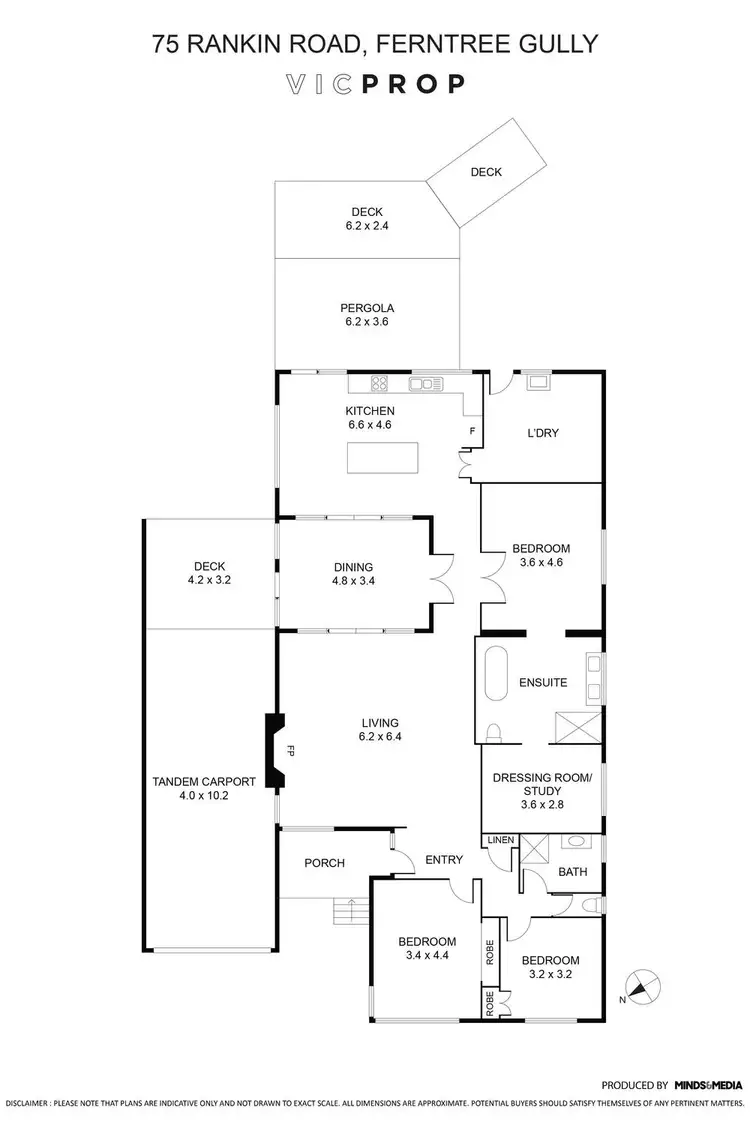 Floorplan of Homely house listing, 75 Rankin Road, Ferntree Gully VIC 3156