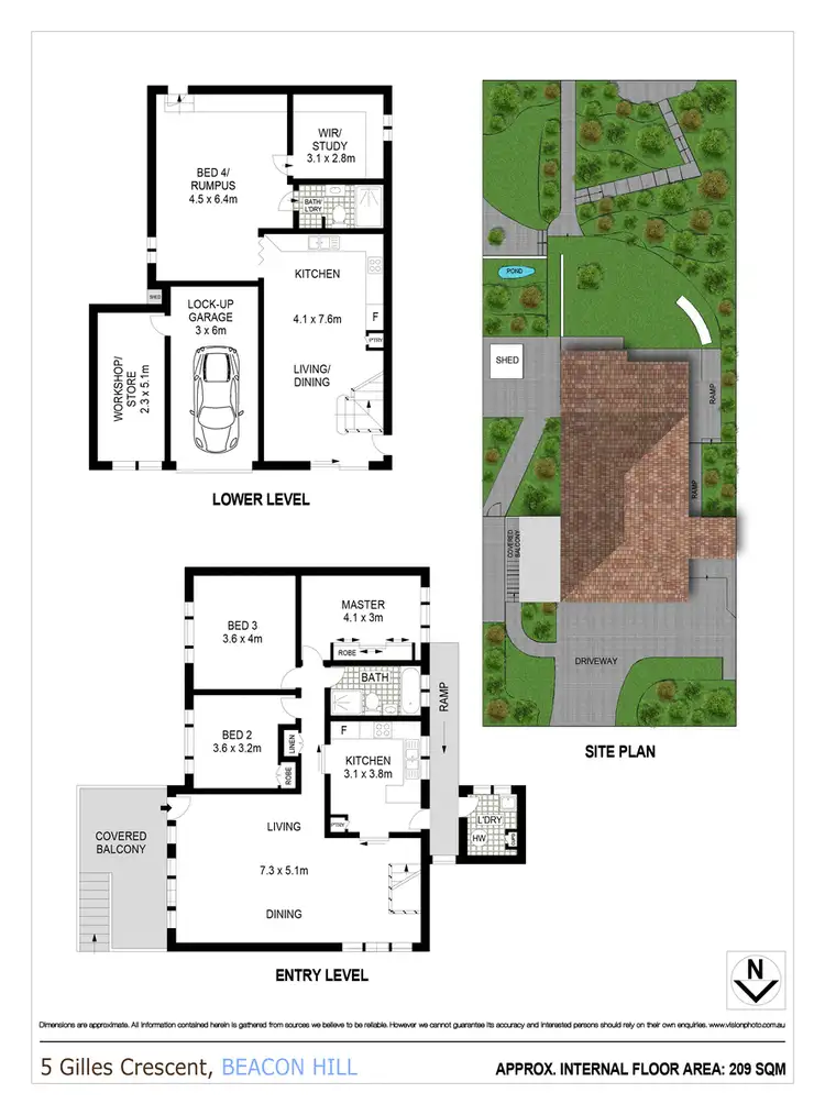 Floorplan of Homely house listing, 5 Gilles Crescent, Beacon Hill NSW 2100