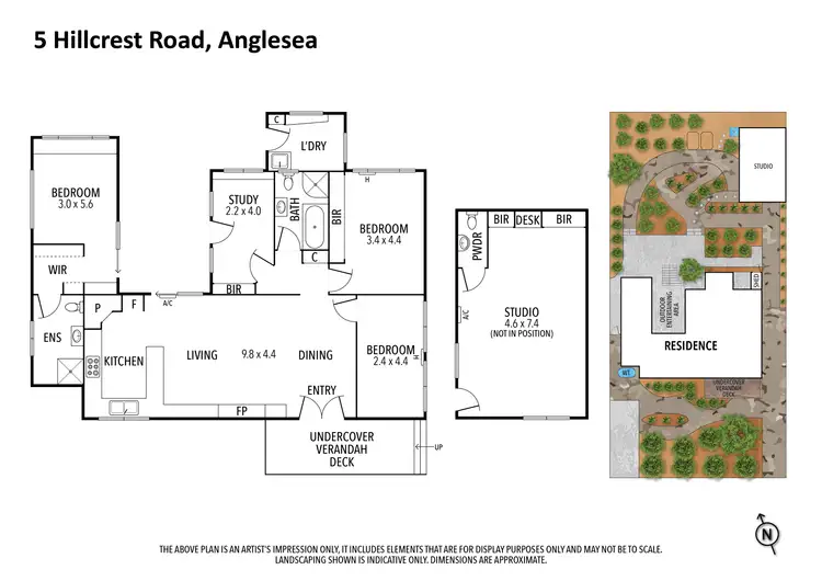 Floorplan of Homely house listing, 5 Hillcrest Road, Anglesea VIC 3230