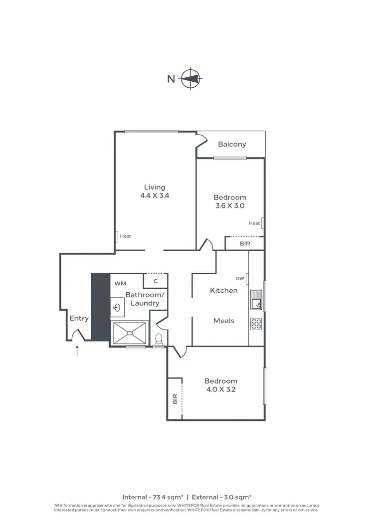 Floorplan of Homely apartment listing, 9/16 Auburn Grove, Hawthorn East VIC 3123
