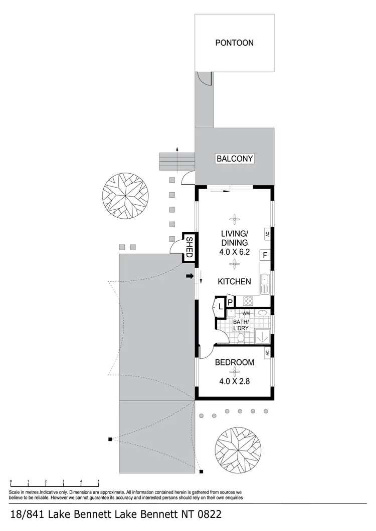 Floorplan of Homely house listing, 18/841 Chinner Road, Lake Bennett NT 822