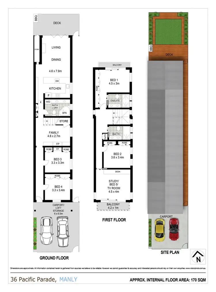 Floorplan of Homely house listing, 36 Pacific Parade, Manly NSW 2095