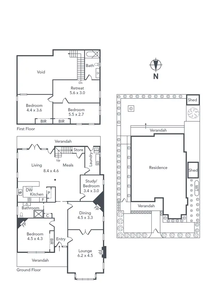 Floorplan of Homely house listing, 16 Loller Street, Brighton VIC 3186