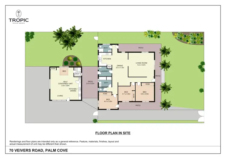 Floorplan of Homely house listing, 70 Veivers Road, Palm Cove QLD 4879