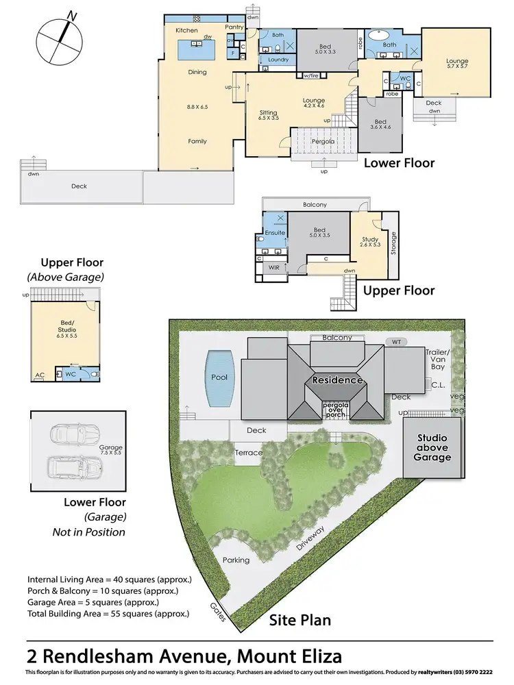 Floorplan of Homely house listing, 2 Rendlesham Avenue, Mount Eliza VIC 3930