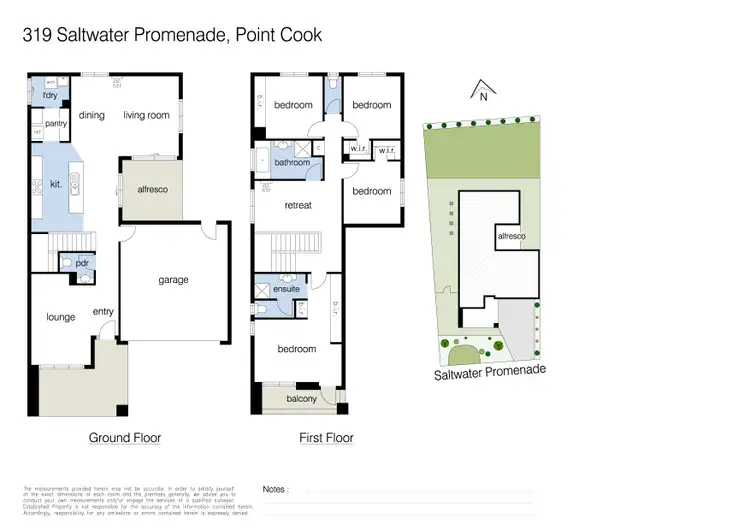 Floorplan of Homely house listing, 319 Saltwater Promenade, Point Cook VIC 3030
