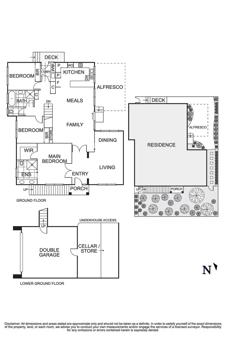 Floorplan of Homely townhouse listing, 1/48 Devon Drive, Doncaster East VIC 3109