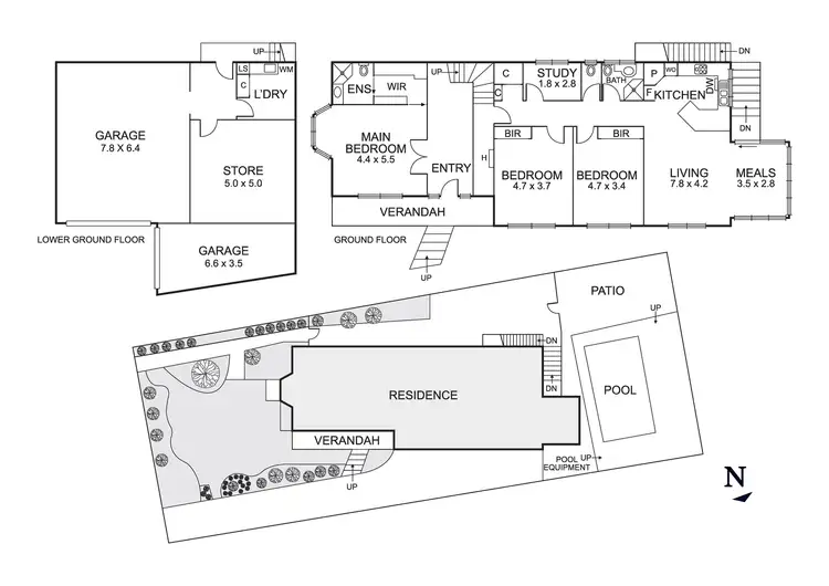 Floorplan of Homely house listing, 18 Shelford Grove, Dingley Village VIC 3172