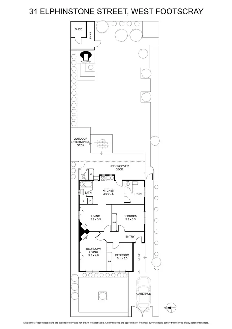 Floorplan of Homely house listing, 31 Elphinstone Street, West Footscray VIC 3012