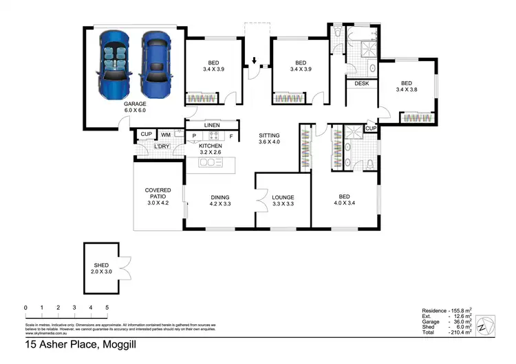 Floorplan of Homely house listing, 15 Asher Place, Moggill QLD 4070