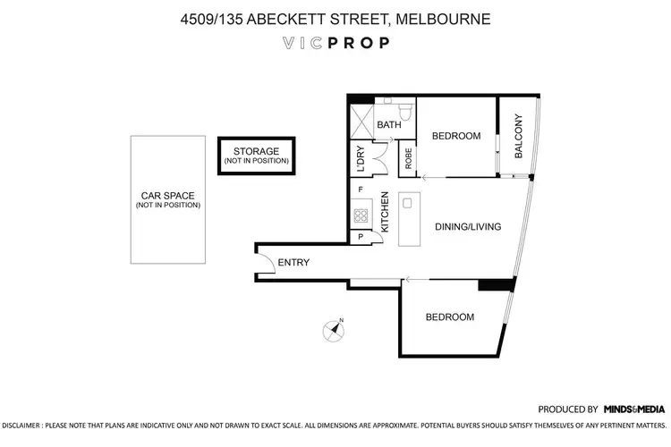 Floorplan of Homely apartment listing, 4509/135 Abeckett Street, Melbourne VIC 3000