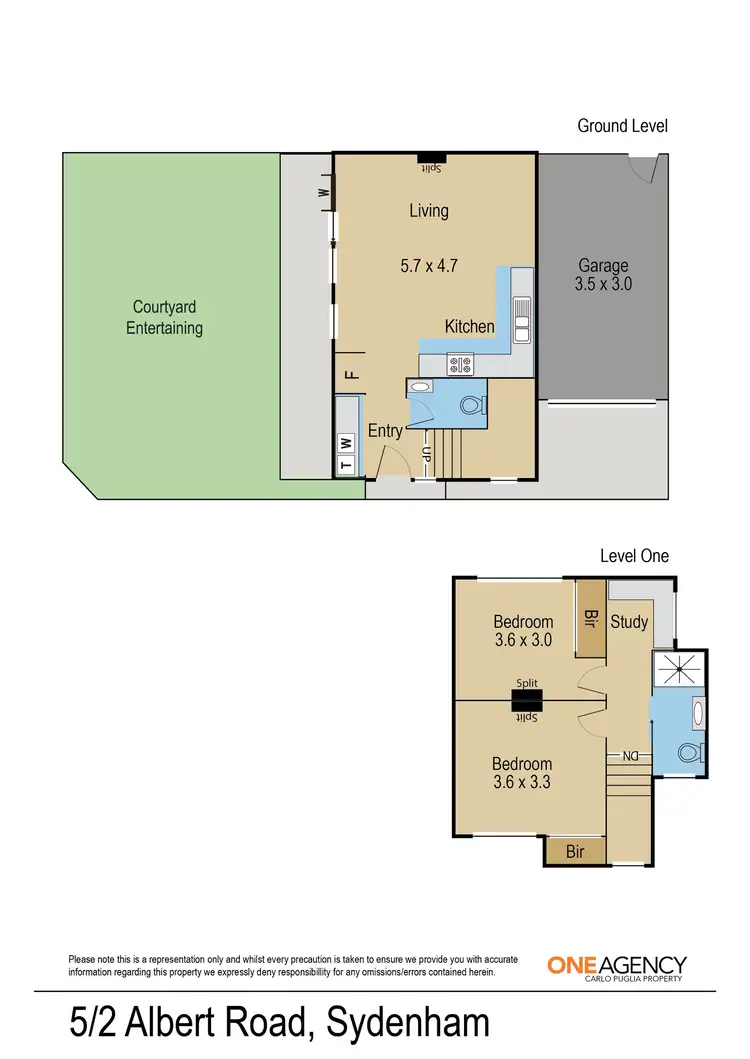 Floorplan of Homely townhouse listing, 5/2 Albert Road, Sydenham VIC 3037