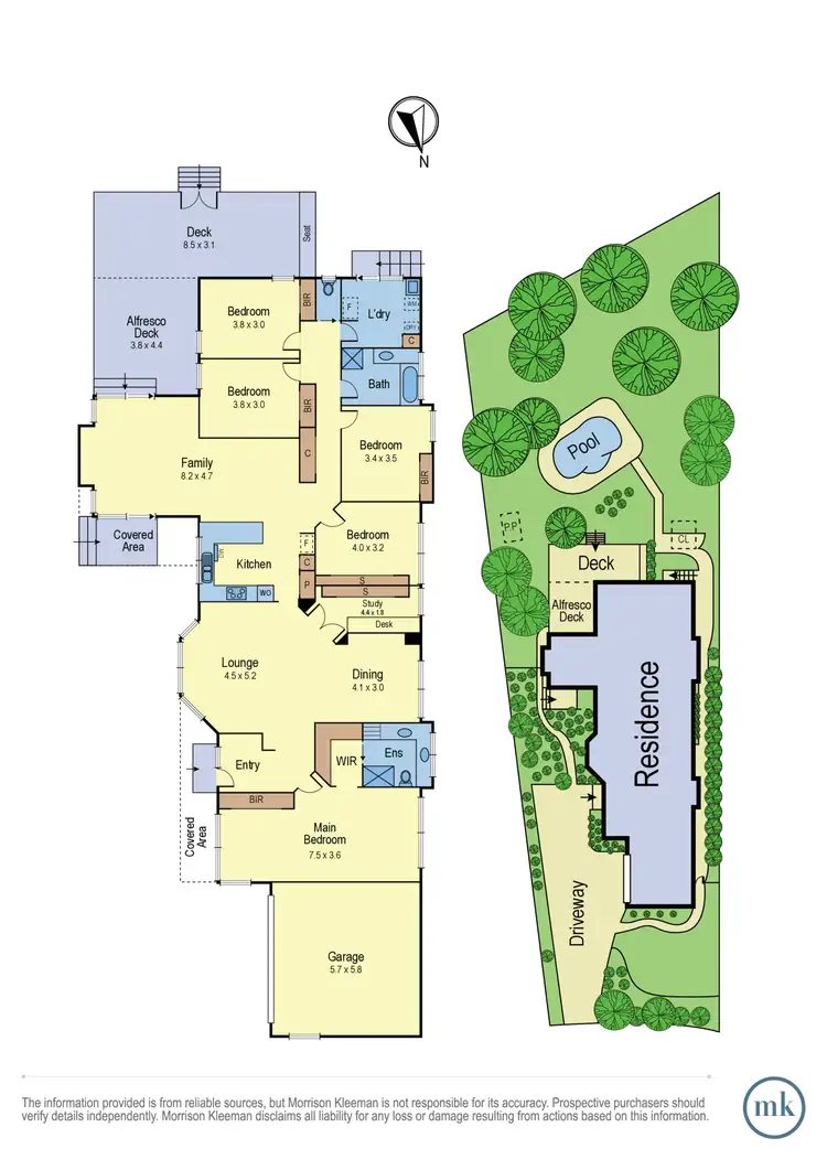 Floorplan of Homely house listing, 7 Darkan Court, Eltham VIC 3095