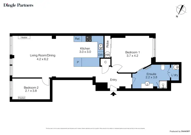 Floorplan of Homely apartment listing, 22/18 Queen Street, Melbourne VIC 3000