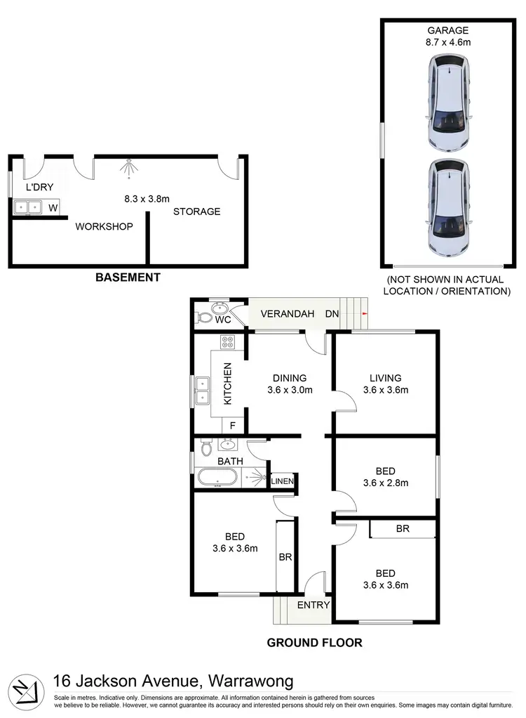 Floorplan of Homely house listing, 16 Jackson Avenue, Warrawong NSW 2502