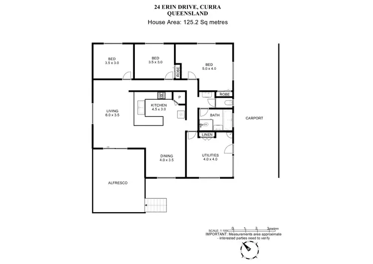 Floorplan of Homely house listing, 24 Erin Drive, Curra QLD 4570