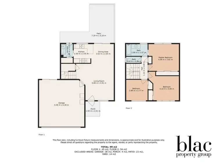Floorplan of Homely townhouse listing, 310/2 Nicol Way, Brendale QLD 4500
