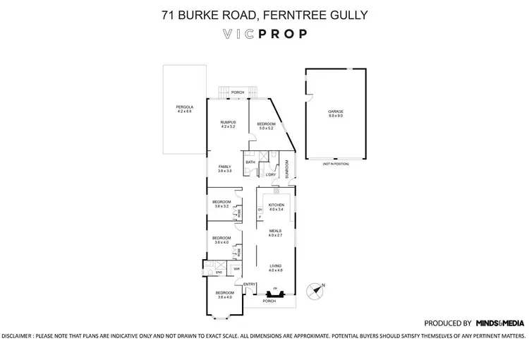 Floorplan of Homely house listing, 71 Burke Road, Ferntree Gully VIC 3156
