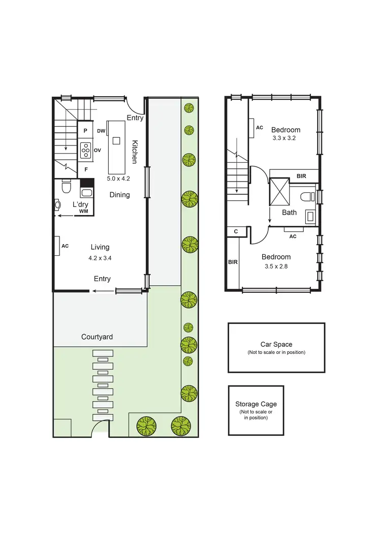 Floorplan of Homely townhouse listing, 1/10 Emily Street, Carnegie VIC 3163