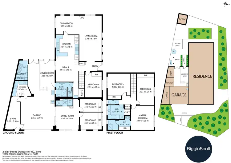 Floorplan of Homely house listing, 2 Blair Street, Doncaster VIC 3108