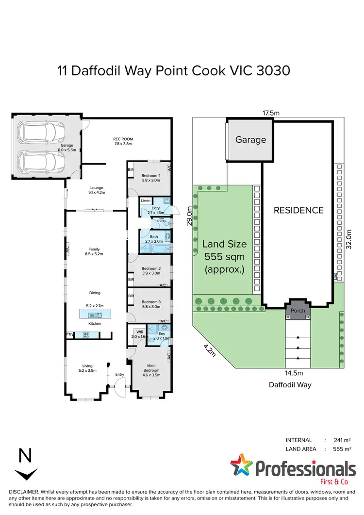 Floorplan of Homely house listing, 11 Daffodil Way, Point Cook VIC 3030
