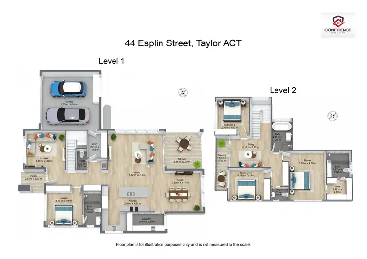 Floorplan of Homely house listing, 44 Esplin Street, Taylor ACT 2913
