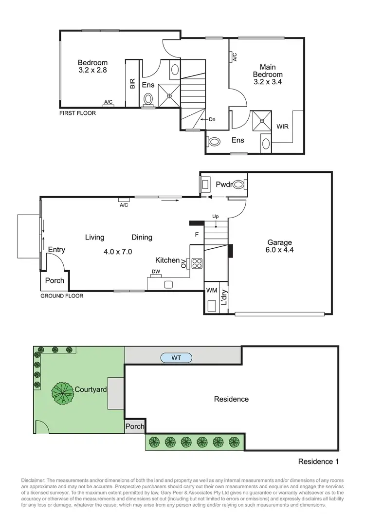 Floorplan of Homely townhouse listing, 2/20 Sydney Street, Murrumbeena VIC 3163