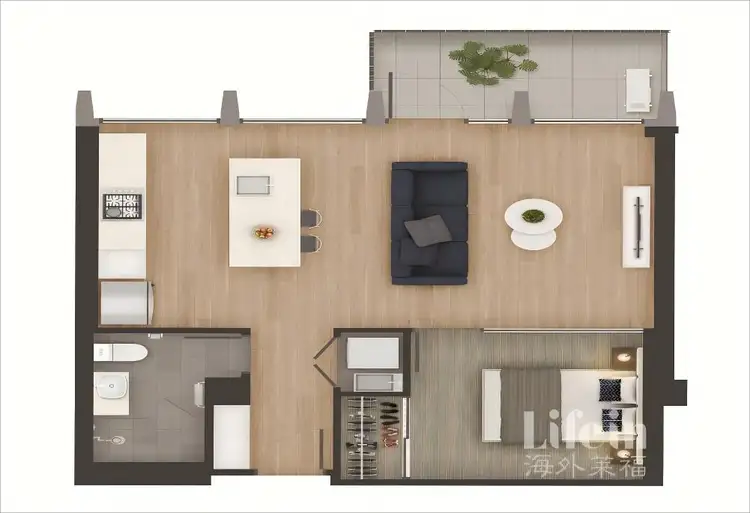 Floorplan of Homely apartment listing, 1111/477 Boundary Street, Spring Hill QLD 4000