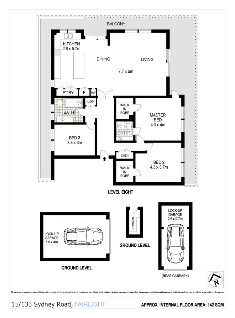 Floorplan of Homely apartment listing, 15/133 Sydney Road, Fairlight NSW 2094