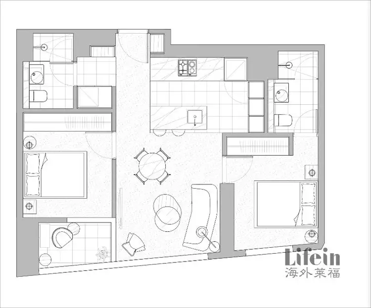 Floorplan of Homely apartment listing, 6610/160 Victoria Street, Carlton VIC 3053