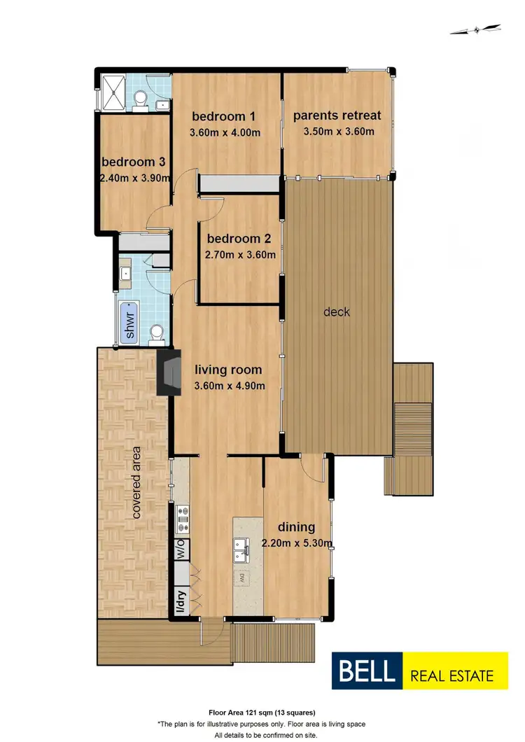 Floorplan of Homely house listing, 34 Ropley Grange, Upwey VIC 3158