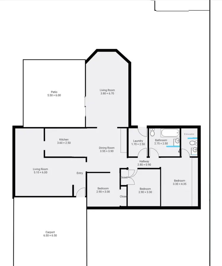 Floorplan of Homely house listing, 11 Glenn Erin Court, Mooroopna VIC 3629