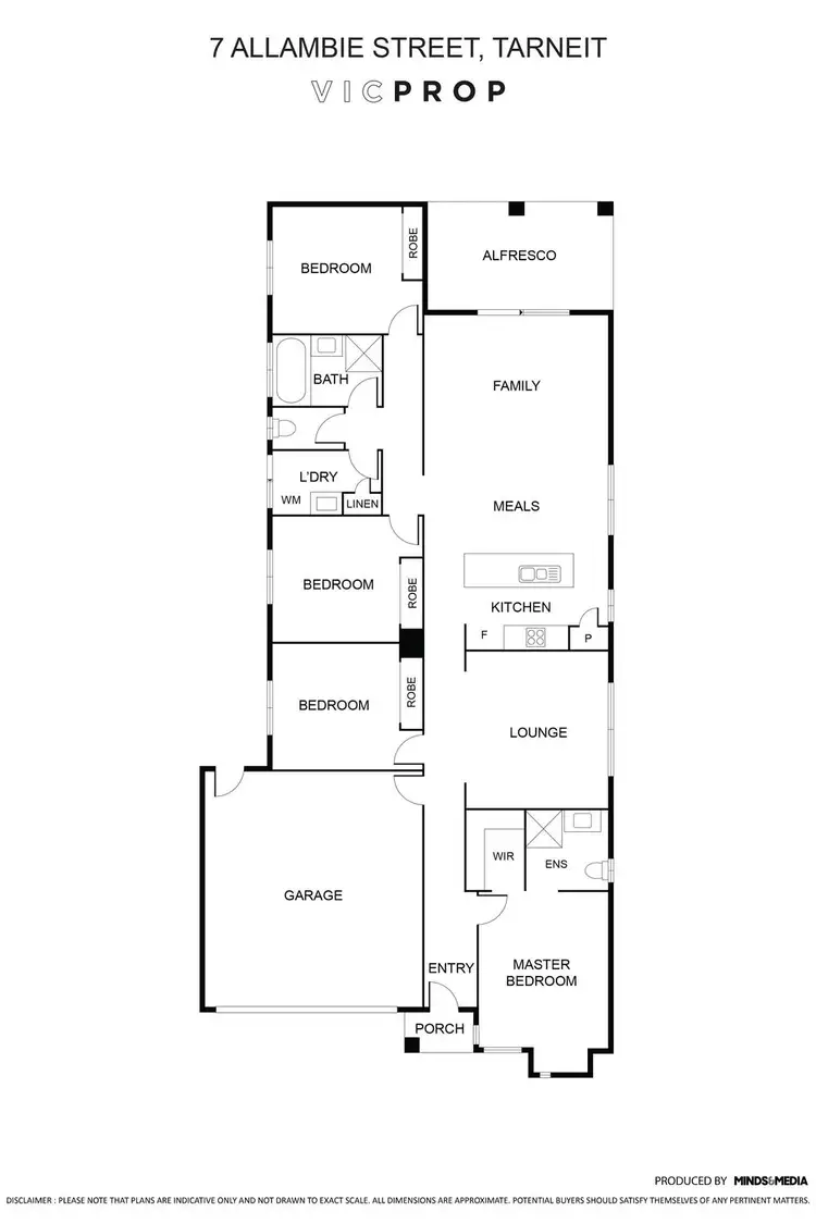 Floorplan of Homely house listing, 7 Allambie Street, Tarneit VIC 3029