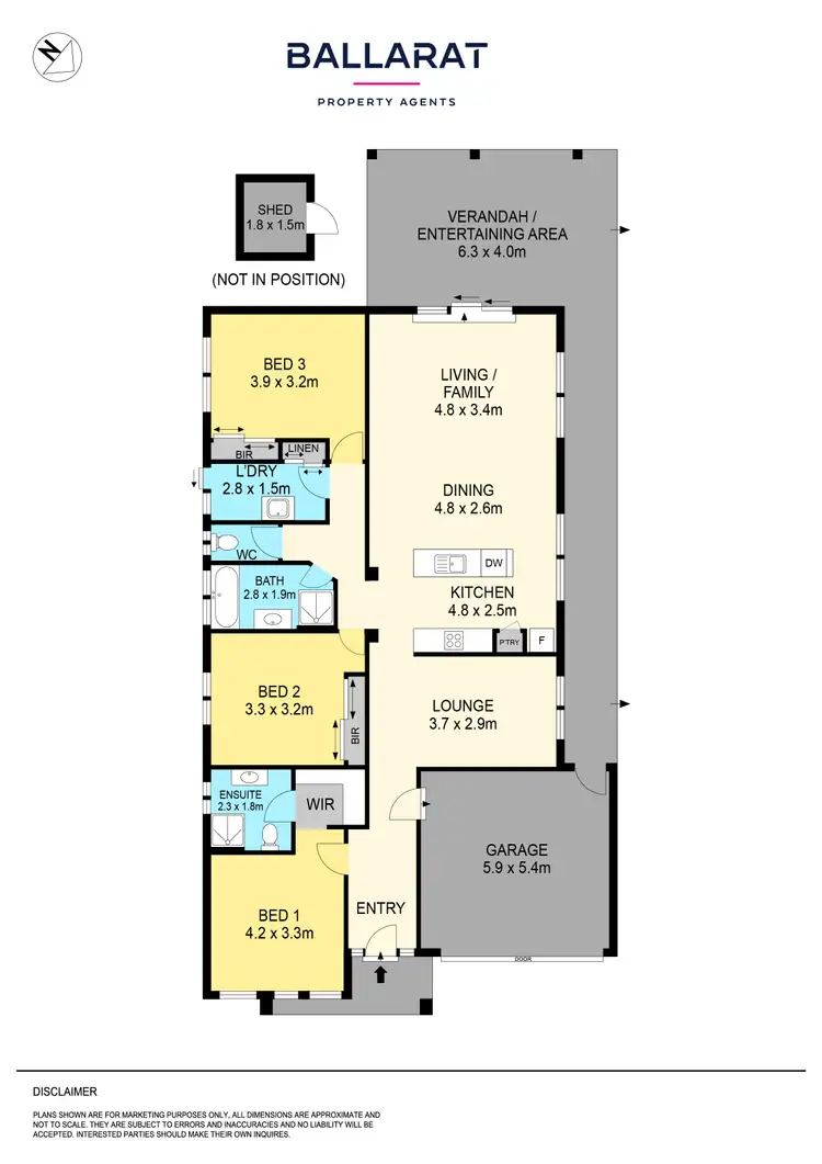 Floorplan of Homely house listing, 62 Daly Drive, Lucas VIC 3350