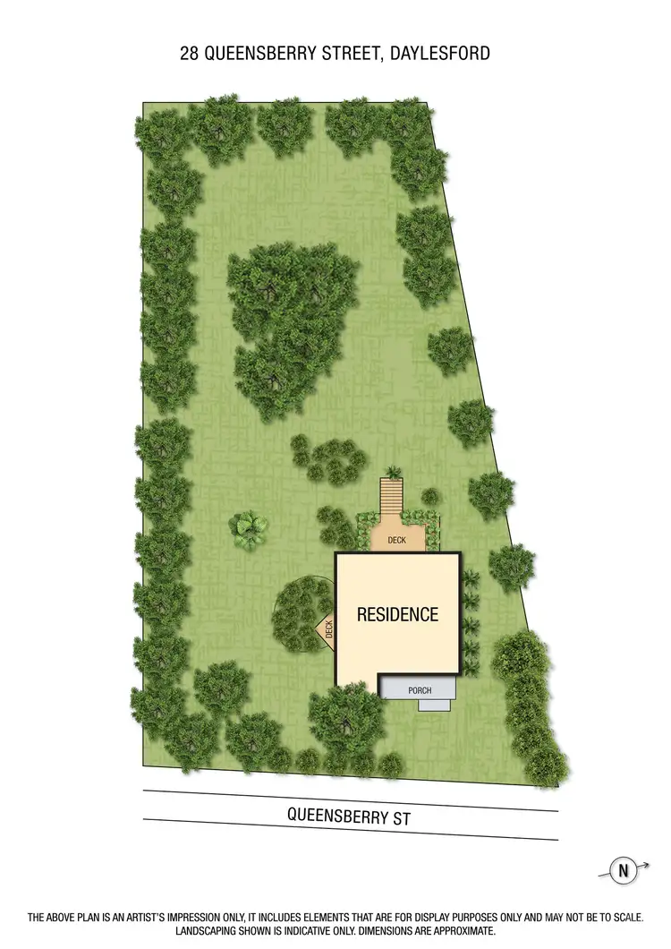 Floorplan of Homely house listing, 28 Queensberry Street, Daylesford VIC 3460