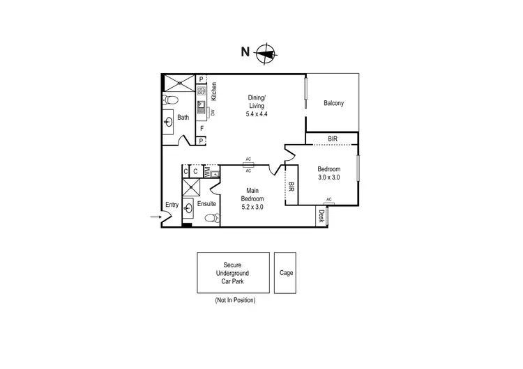 Floorplan of Homely apartment listing, 103/71 Barkly Street, Mordialloc VIC 3195