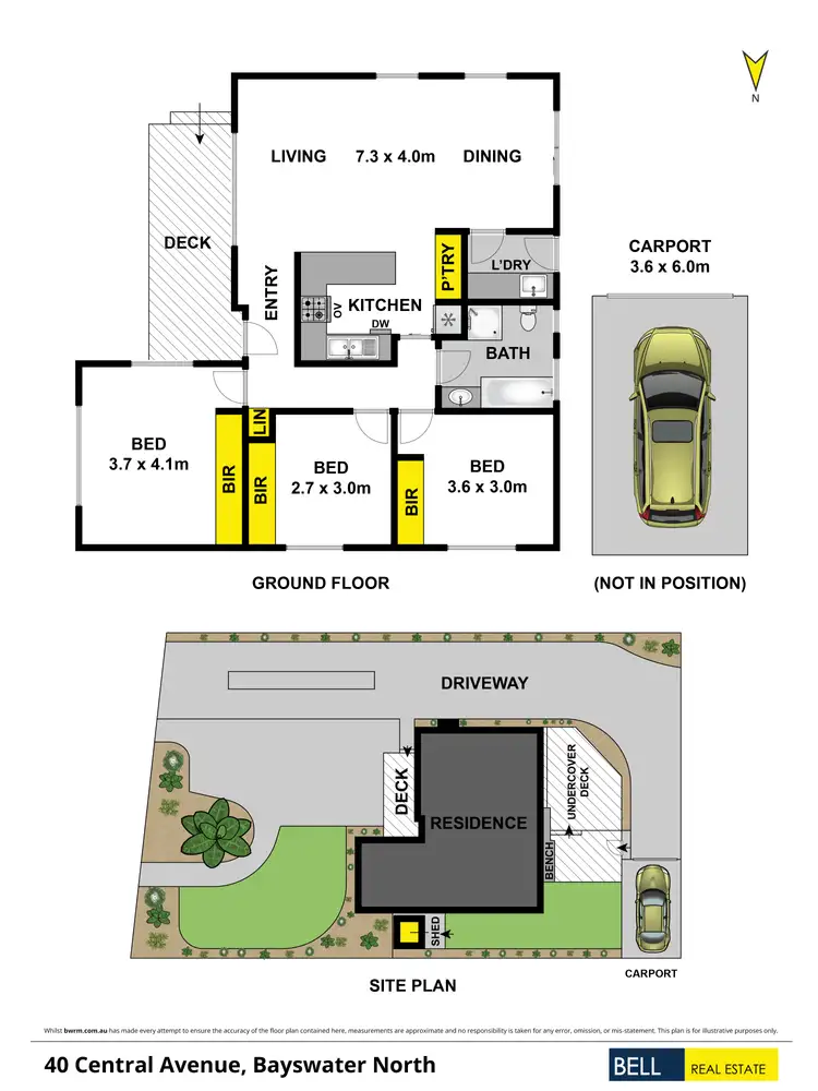 Floorplan of Homely house listing, 40 Central Avenue, Bayswater North VIC 3153