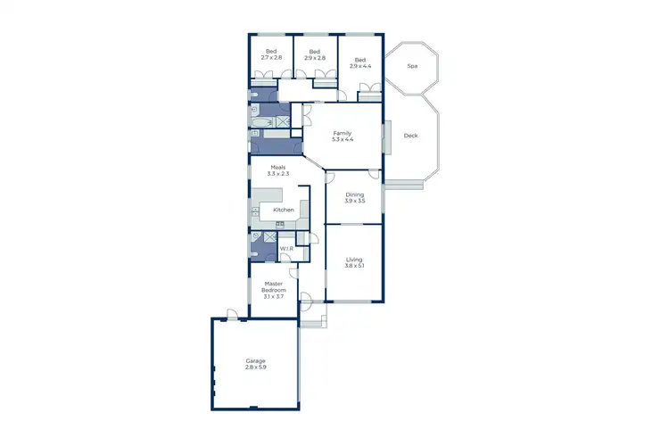 Floorplan of Homely house listing, 16 Clarke Crescent, Wantirna South VIC 3152