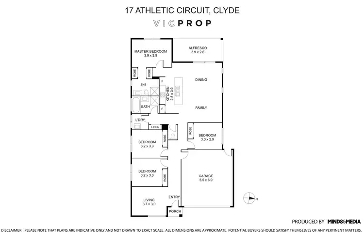 Floorplan of Homely house listing, 17 Athletic Circuit, Clyde VIC 3978